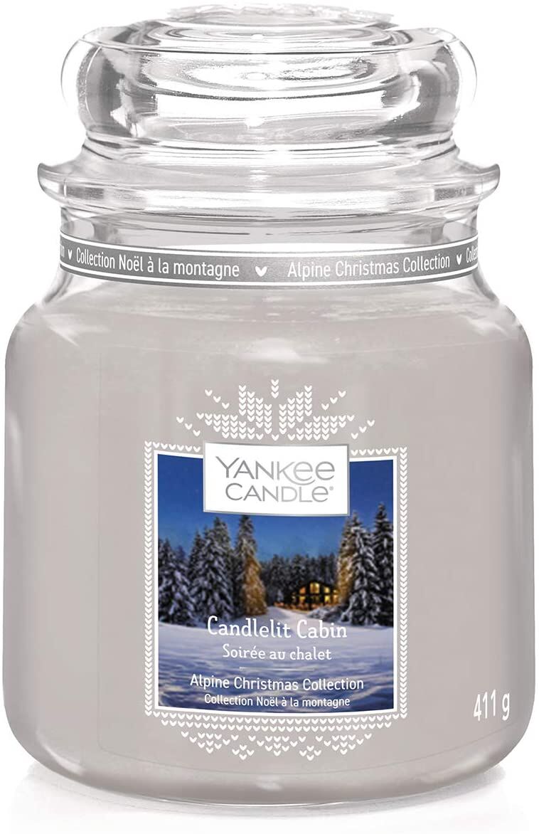 Yankee Candle  CANDLELIT CABIN MEDIUM JAR 411G