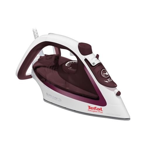 TEFAL Dampfbügeleisen FV5714 EasyGlis 2400W bordeaux/weiß