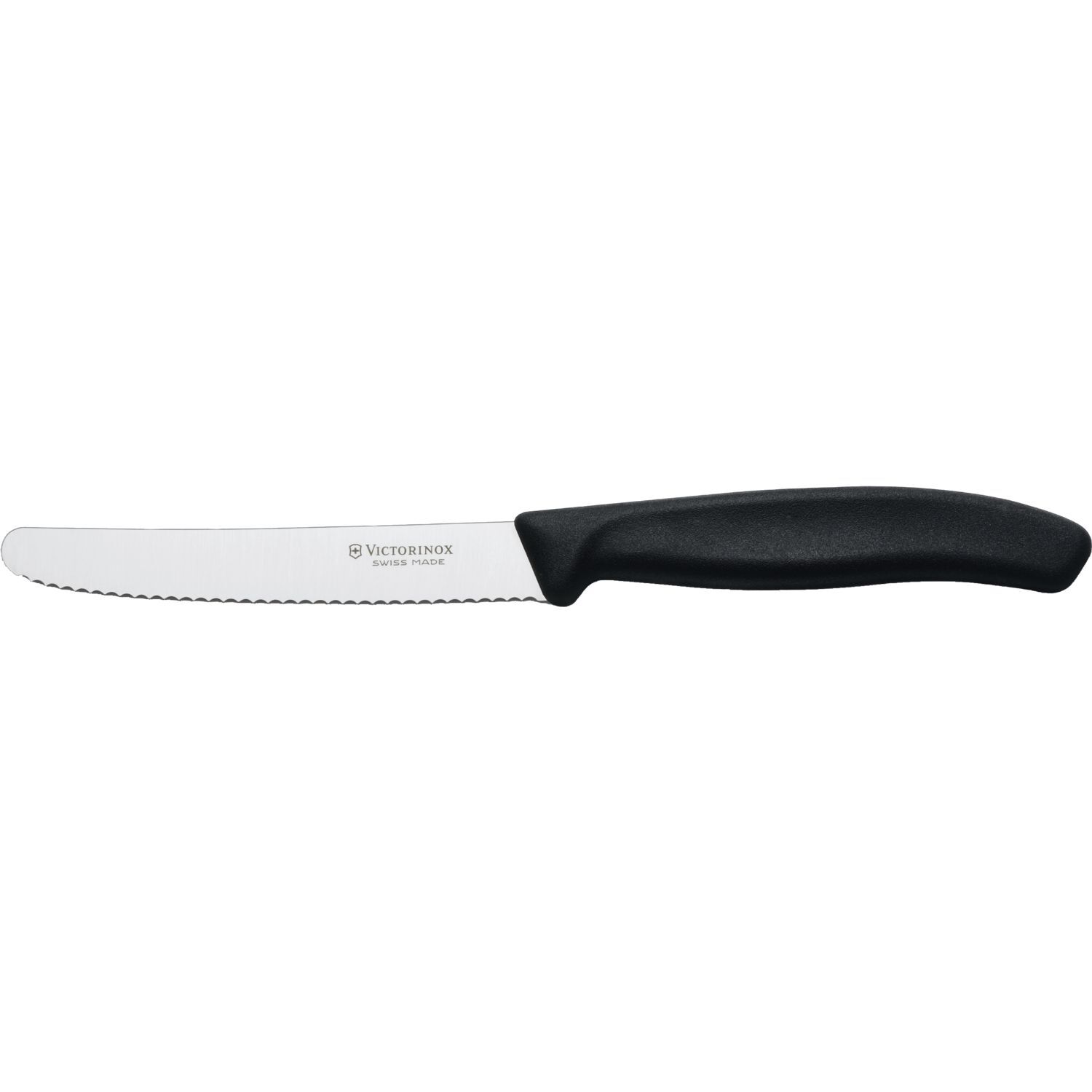 VICTORINOX Tomatenmesser, Klingenlänge: 110 mm, schwarz