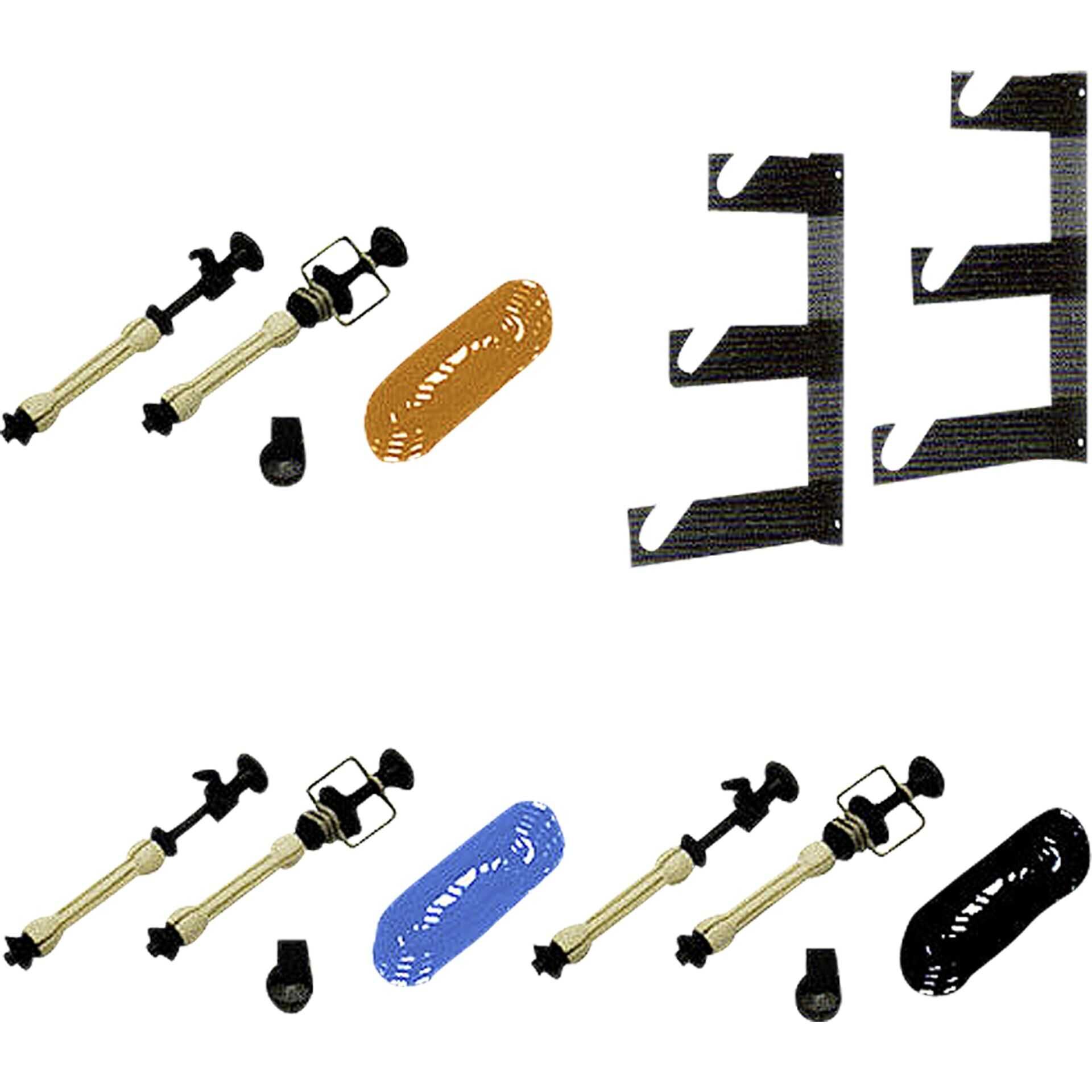 walimex 3-fach Hintergrund Wandmontageset, 3er Set