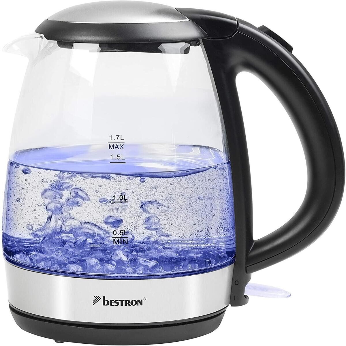 Bestron Wasserkocher  Glas  1,7 Liter