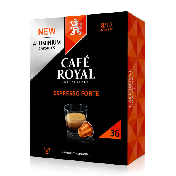 CAFE ROYAL Kaffeekapselbo ESPRESSO FORTE XL BOX 36 Kapseln