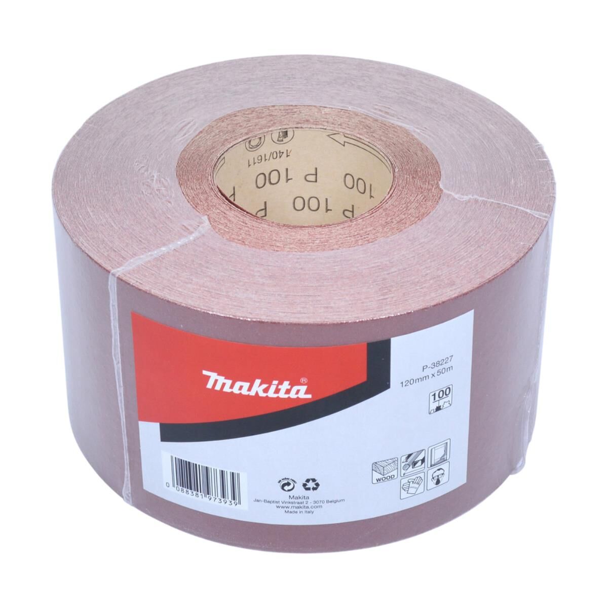 Makita Schleifpapier-Rolle, 120 mm x 50 m, K100 120 mm x 50 m • K100