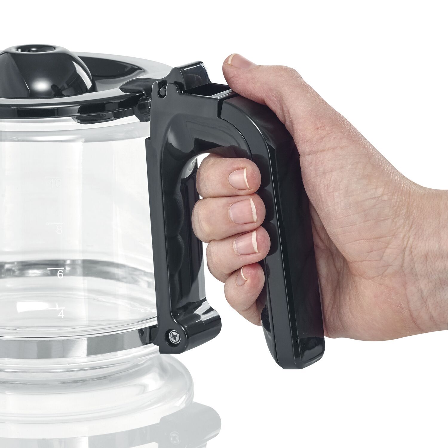 Kaffeeautomat für 10 Tassen schwarz