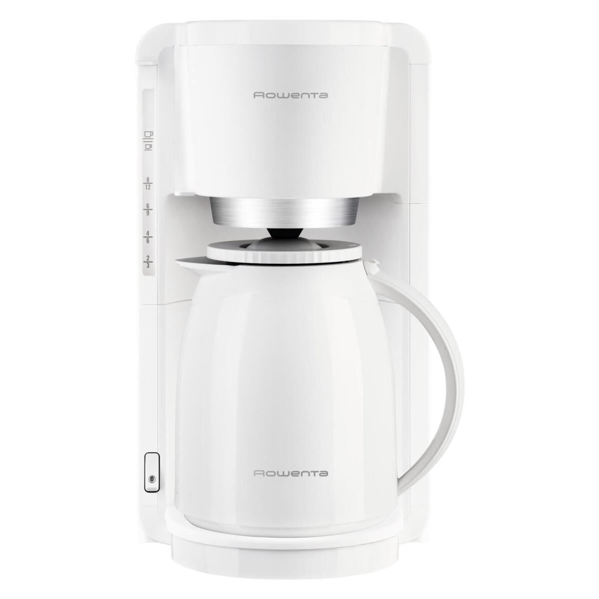 ROWENTA Kaffeemaschine CT 3801 Isolierkanne  8 - 12 Tassen 1,25 Liter 850 Watt weiß