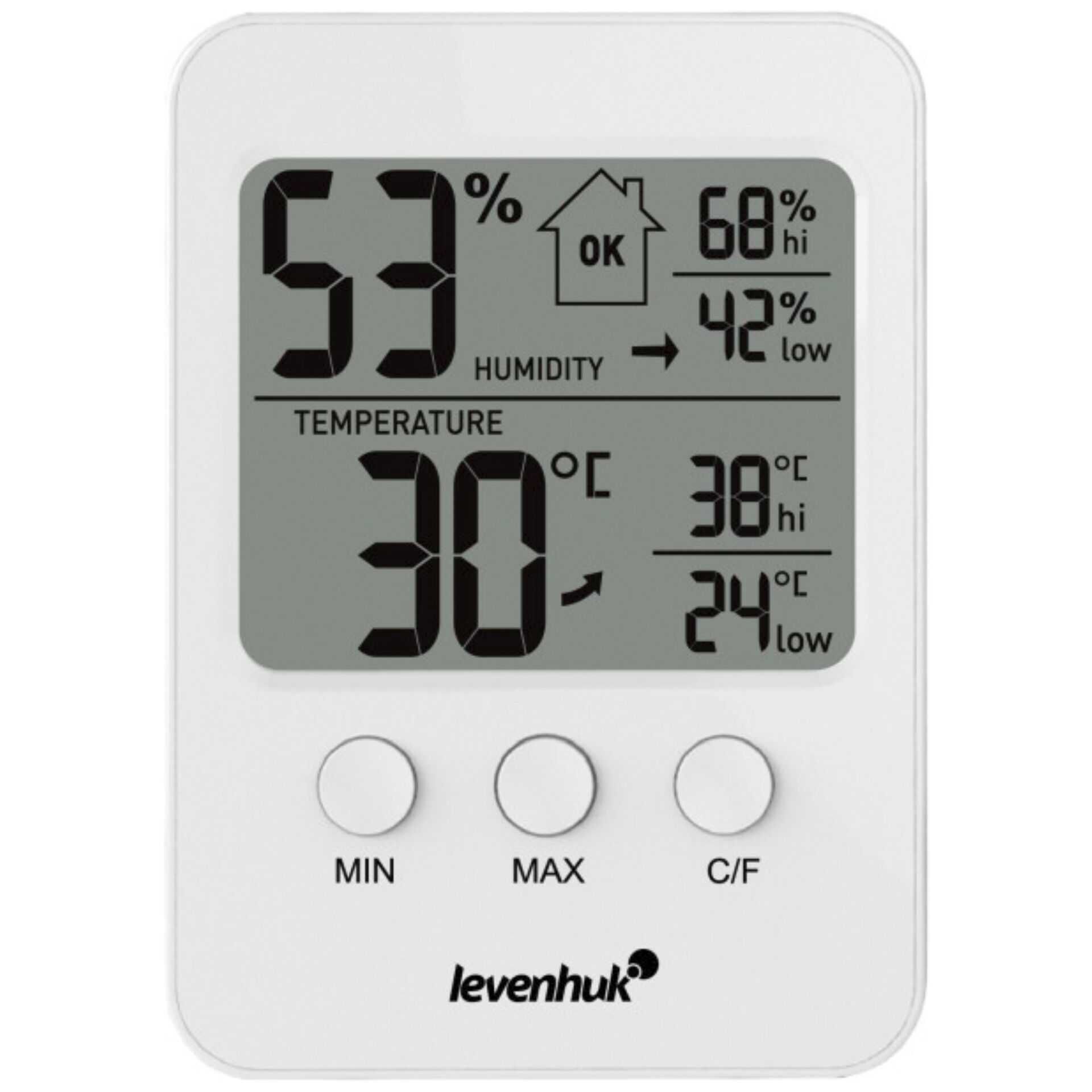 Levenhuk Wezzer BASE L30 Thermohygrometer weiss
