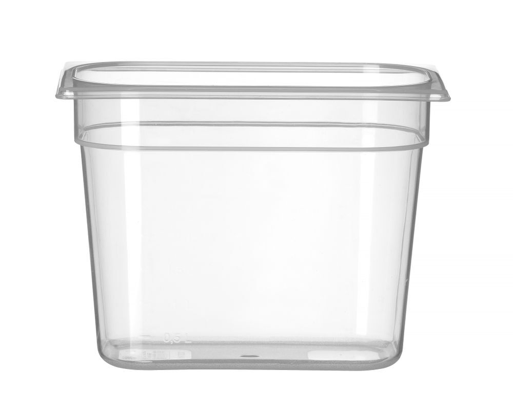 HENDI Gastronorm-Behälter 1/4, Profi Line, GN 1/4, 2,8L, Transparent, 265x162x(H)100mm