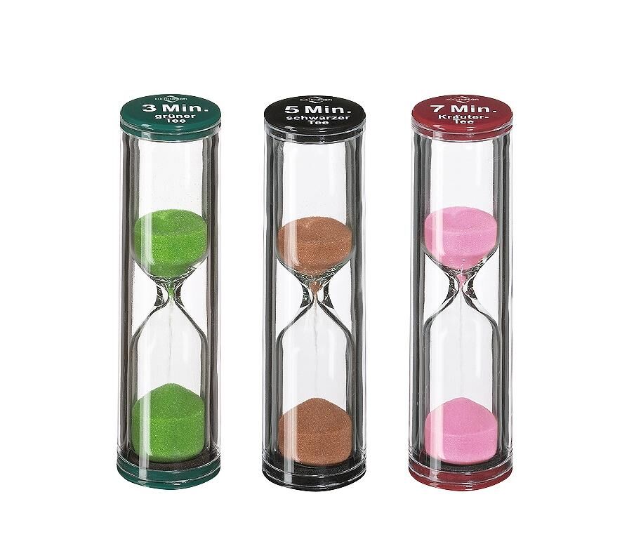 KÜCHENPROFI Tea Time Sanduhr 3-tlg.