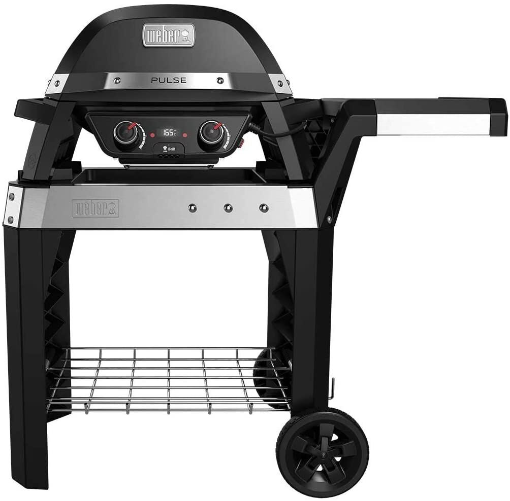 Weber Elektrogrill PULSE 2000 mit Rollwagen, Black