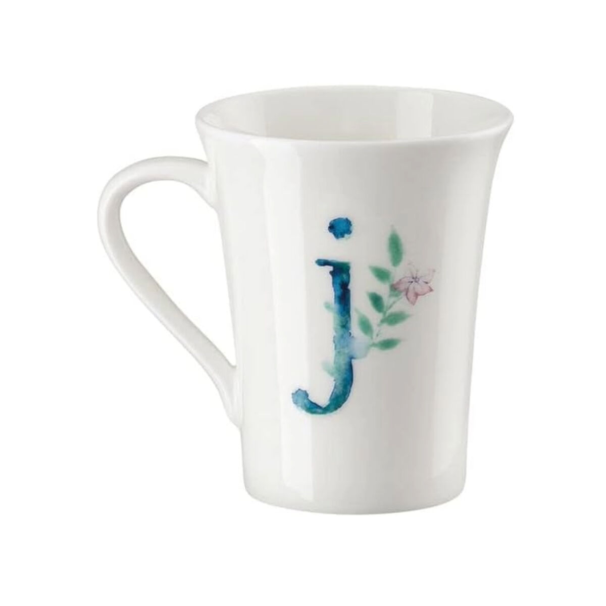 Hutschenreuther Becher mit Henkel Flower Alphabet J-Jasminum