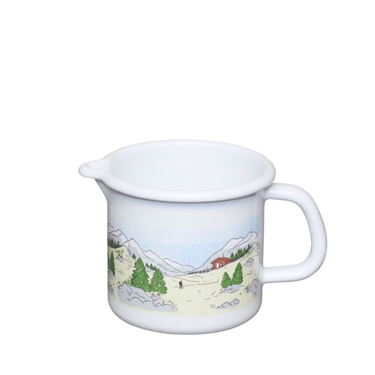Riess Schnabeltopf ⌀10cm 3/4L Landlust Emaille