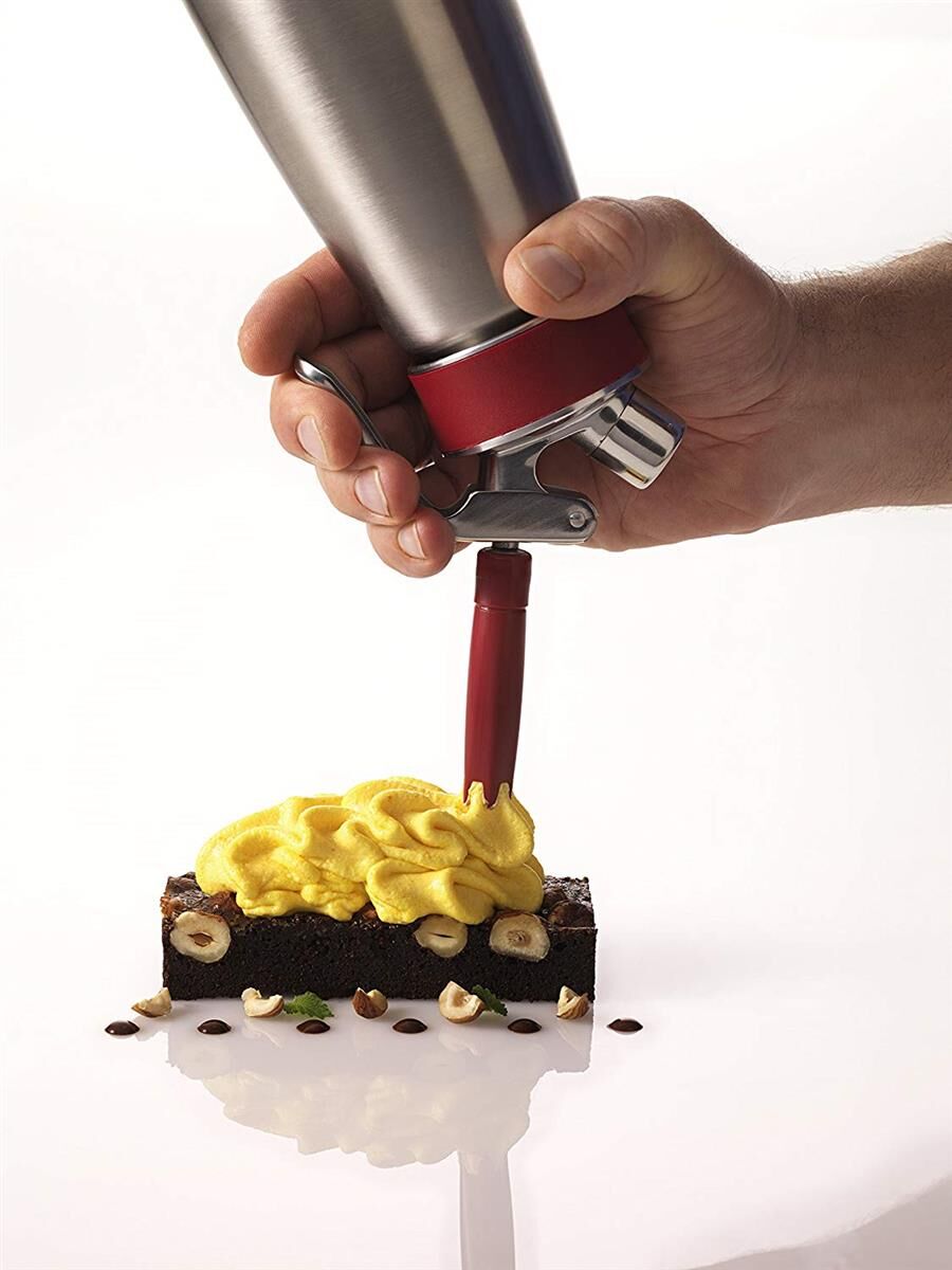 ISI Sahnebereiter Gourmet Whip Plus 0,5 Liter Edelstahl