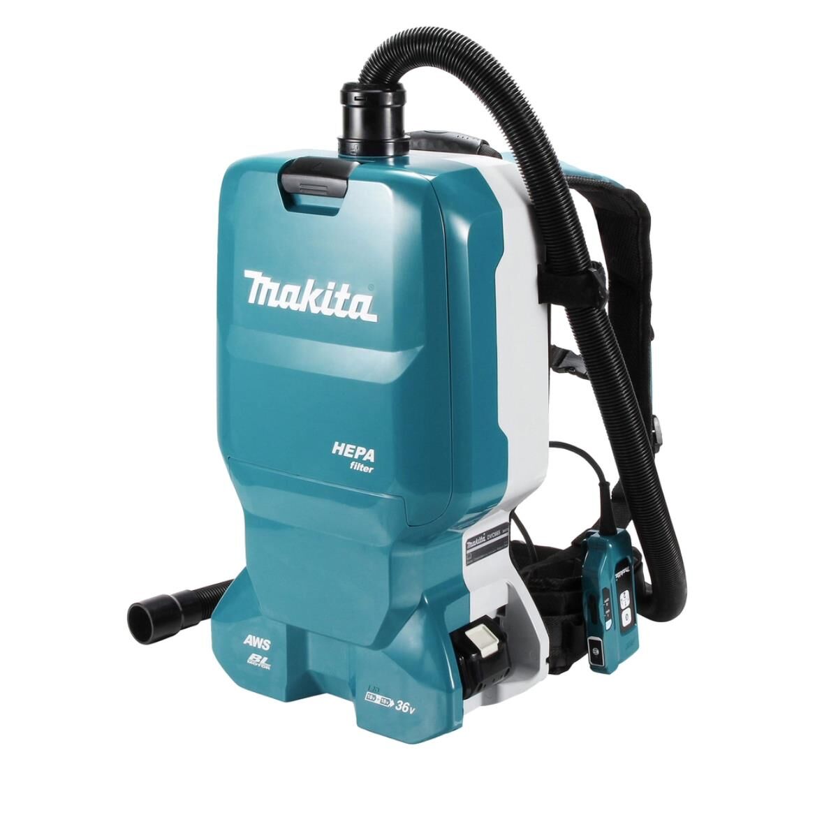 Makita Akku-Staubsauger LXT 18 V x 2, 6 l, 110 mbar