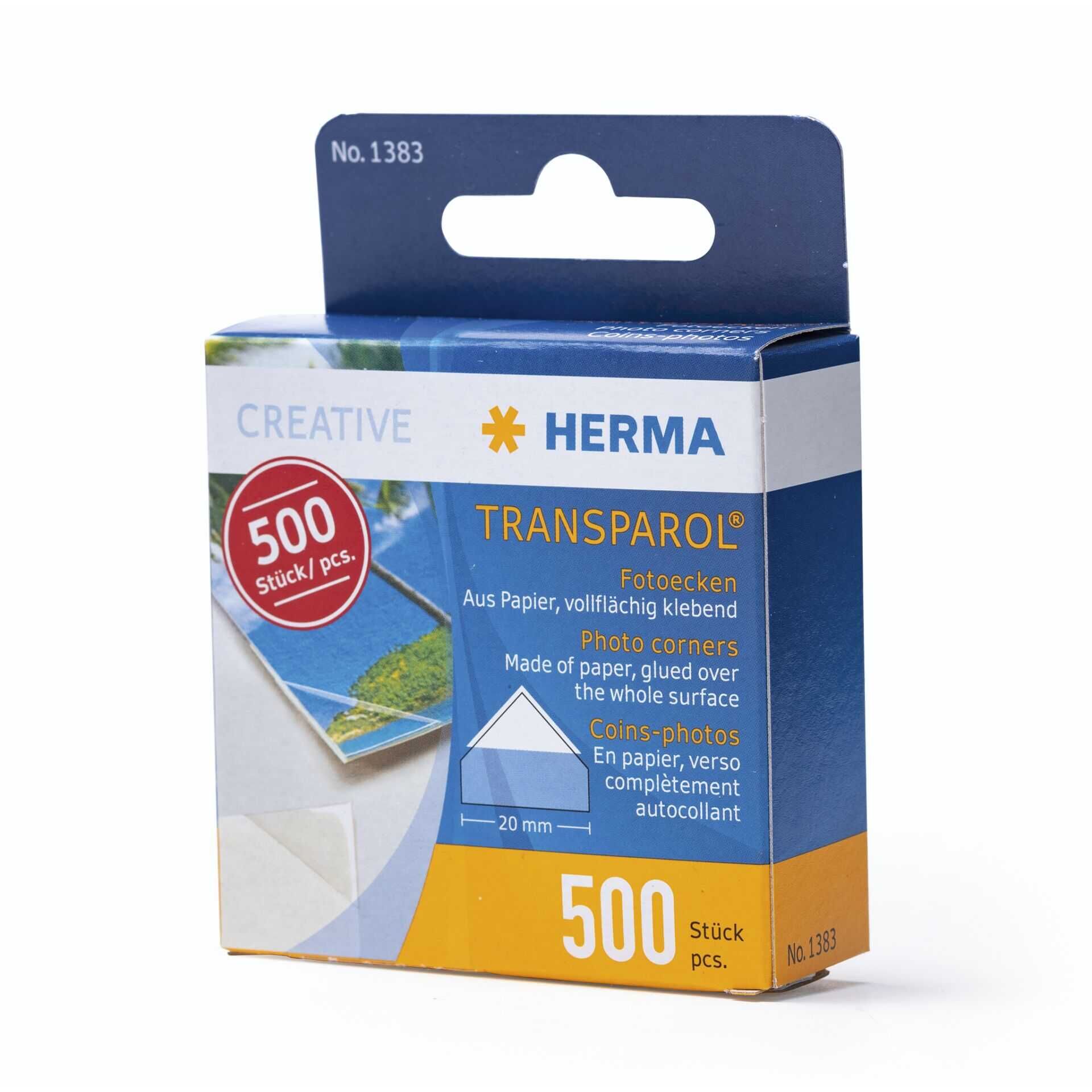 HERMA Transparol - Fotoecke (Packung mit 500)