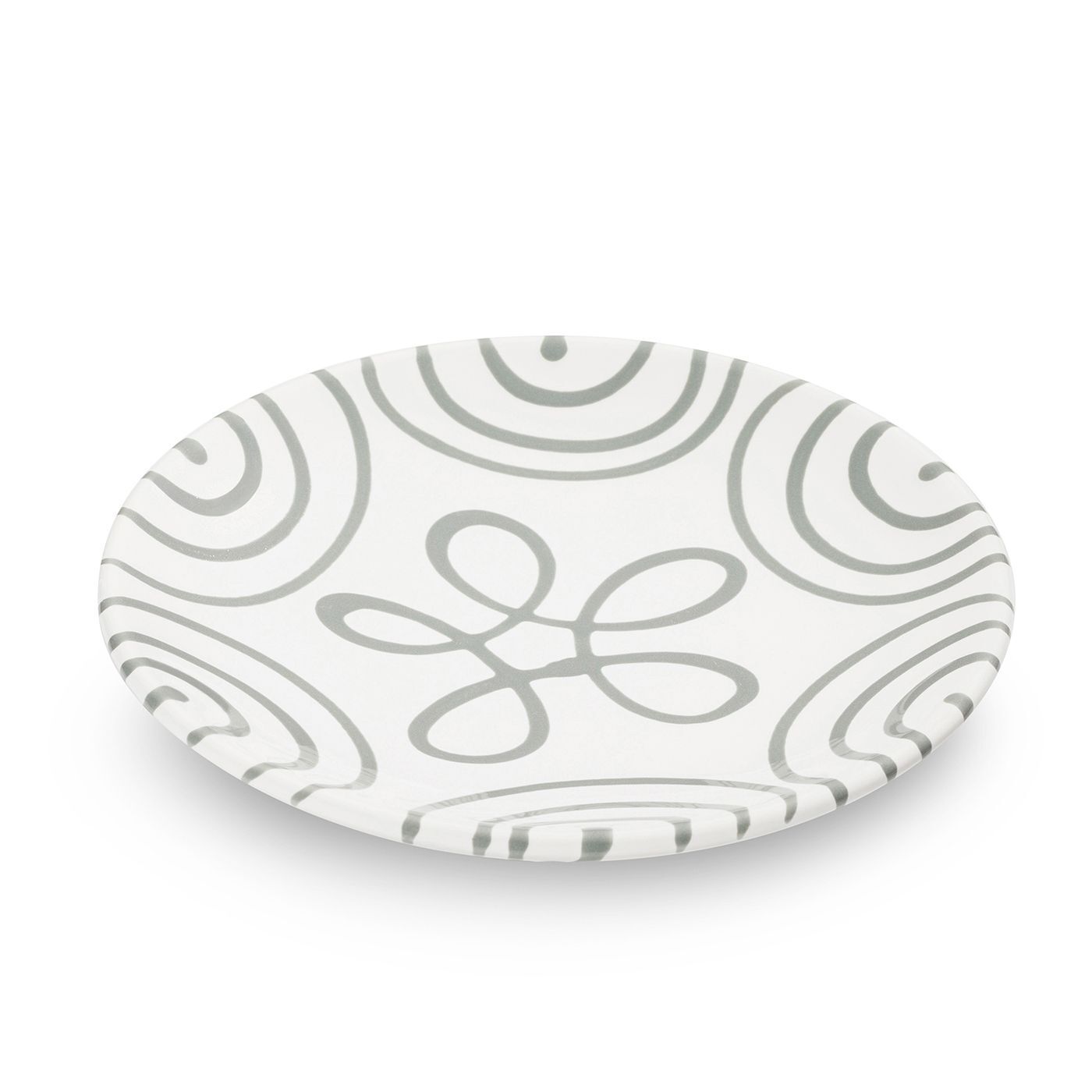 Gmundner Keramik Graugeflammt  Unterteller Cup (Ø 15cm)