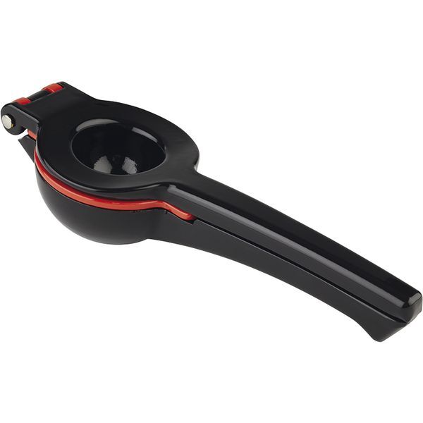 APS Limetten-/Zitronenpresse, schwarz/rot, Höhe: 50 mm, Länge: 210 mm