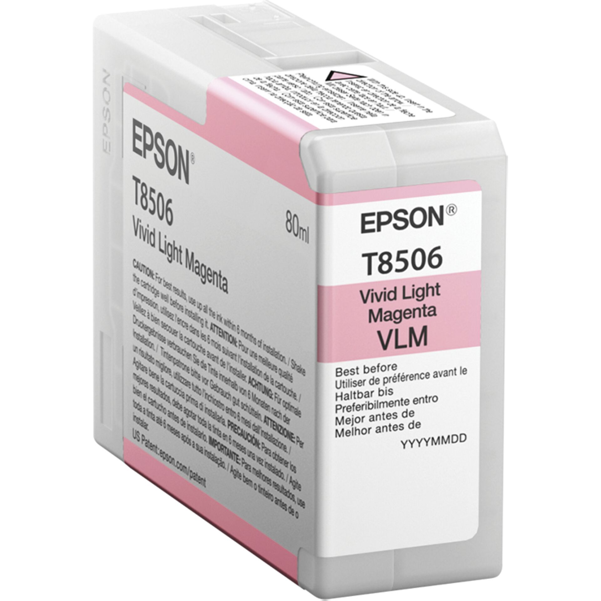 Epson Tintenpatrone vivid light magenta T 850 80 ml      T 8506N