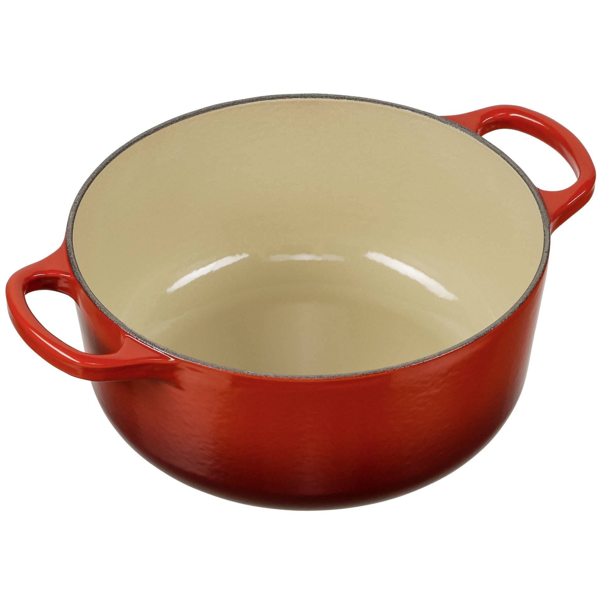 Le Creuset Signature Bräter rund 20 cm kirschrot
