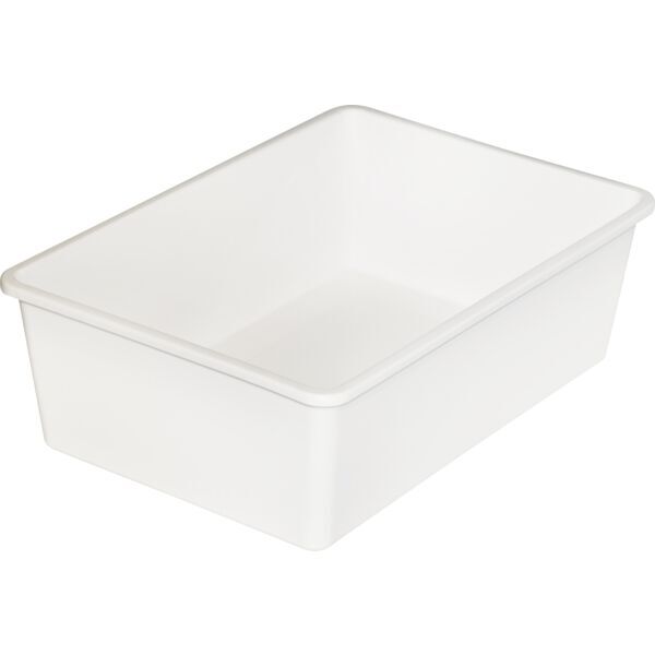 Vorratsschale Kunststoff, weiß, Höhe: 100 mm, Länge: 310 mm