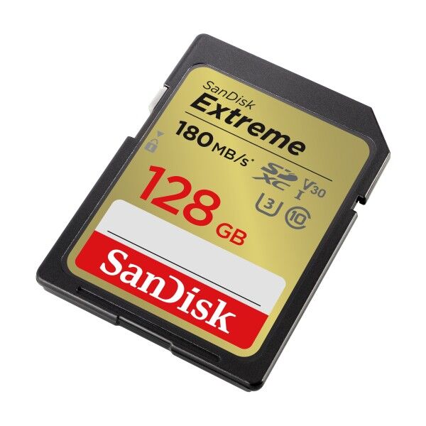 SanDisk Extreme SDXC       128GB UHS-I C10 U3 V30
