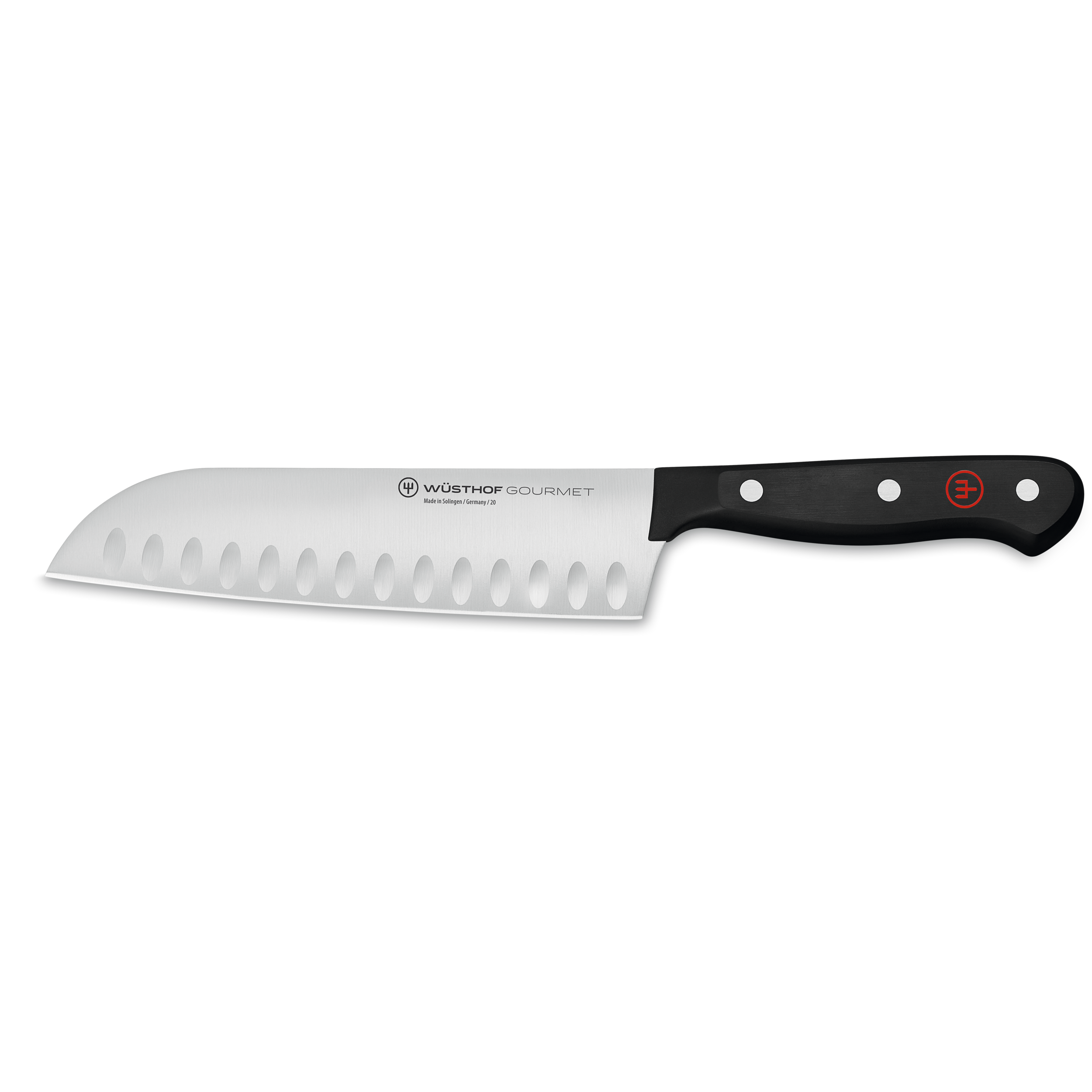 Wüsthof Gourmet Santoku 17 cm | mit Kullenschliff