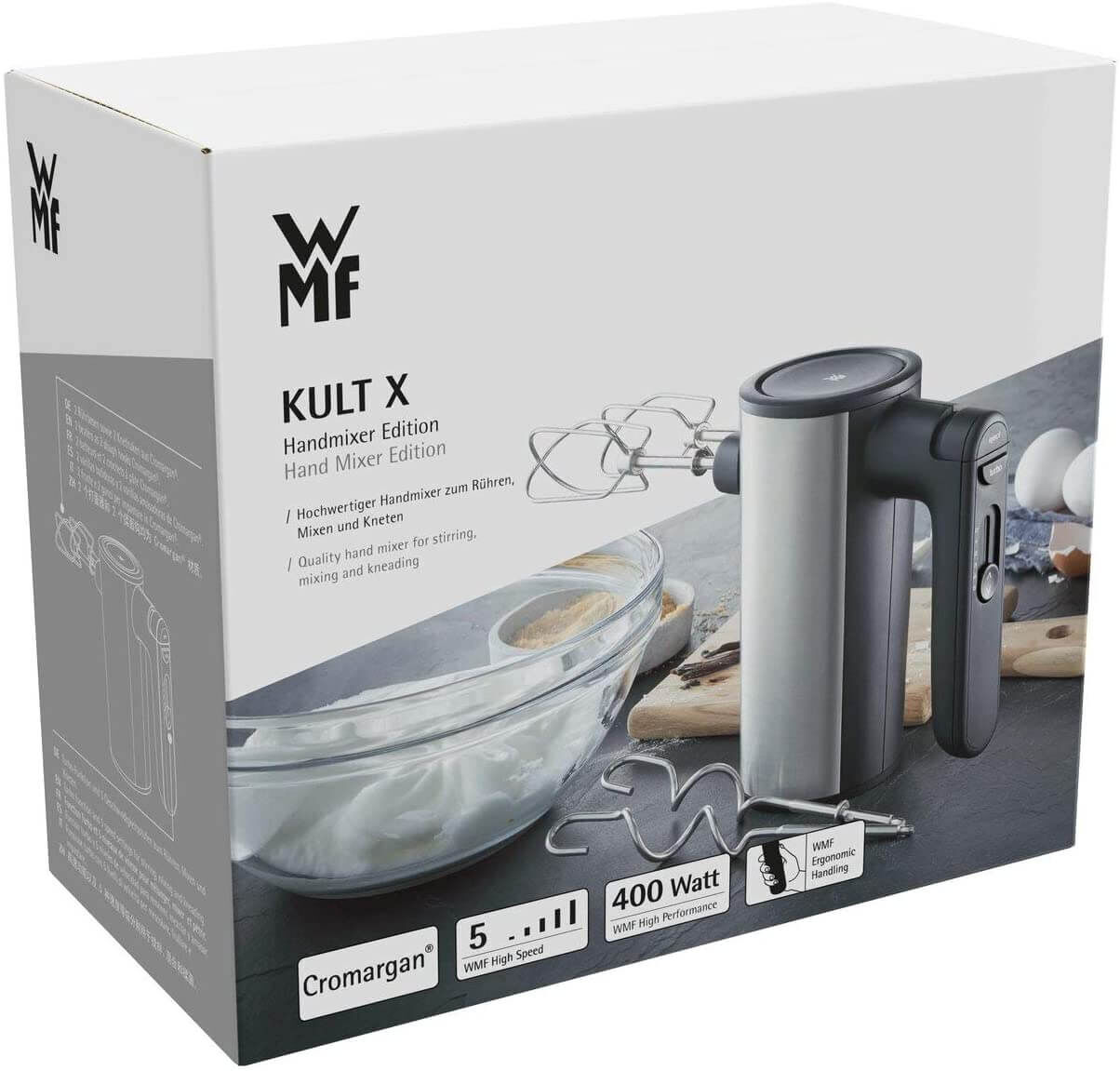 WMF Handmixer Kult X Edition silber_schwarz