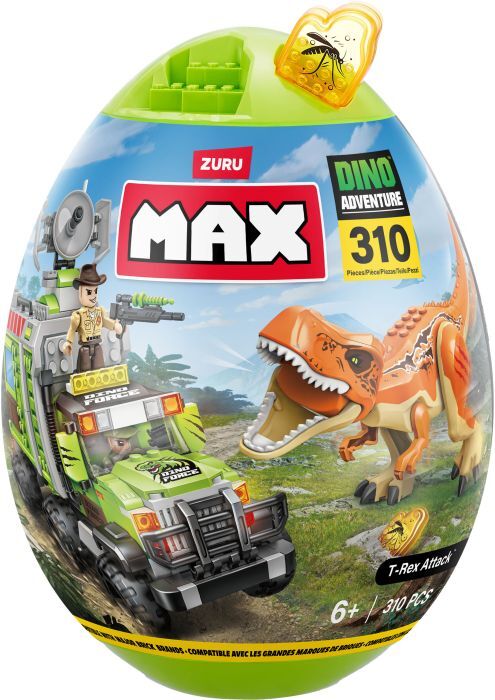 Zuru MAX - Build More - Dino Adventure T-Rex Attack (310 Steine) 83155