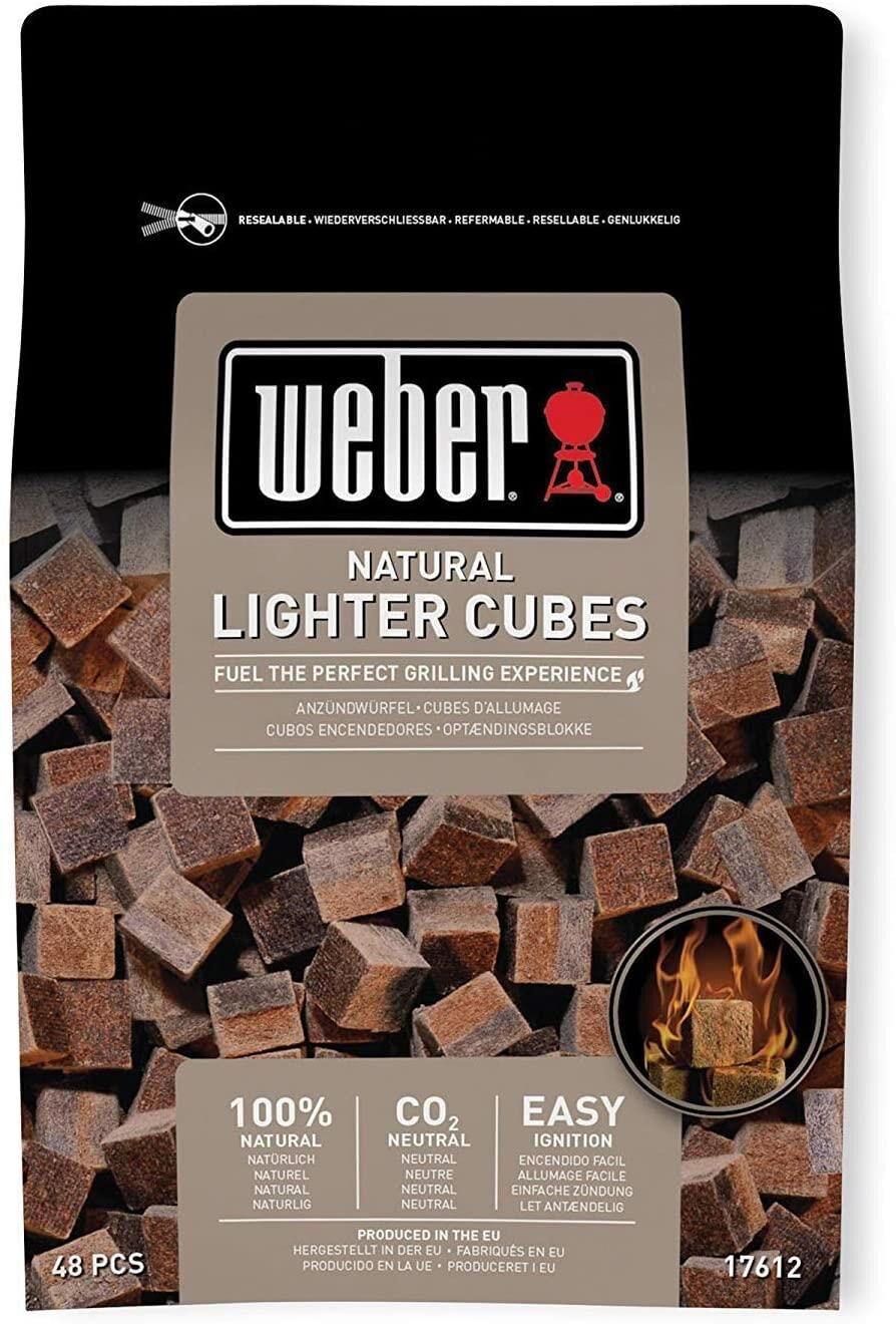 Weber Anzündwürfel braun - ökologisch, 48 Stück