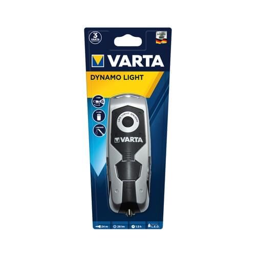 Varta Taschenlampe LED Dynamo Light 17680 / VE 4 Stück / Li-Ionen Akku
