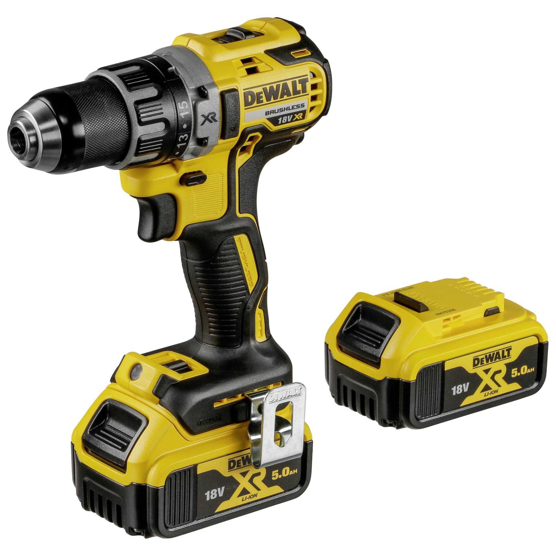DeWALT DCD791P2-QW - Bohrer/Schrauber - schnurlos - 2 Geschwindigkeiten - Bohrfutterschlüssel 13 mm - 70 N·m