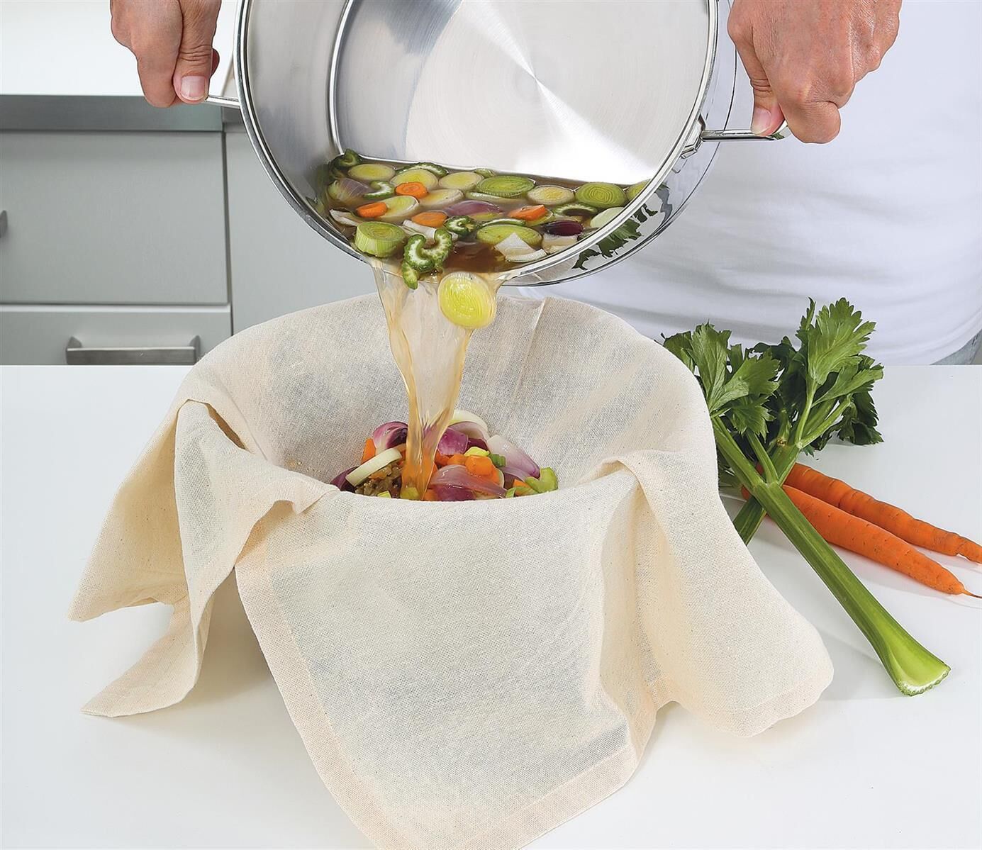 Küchenprofi Passiertuch 80 x 65 cm