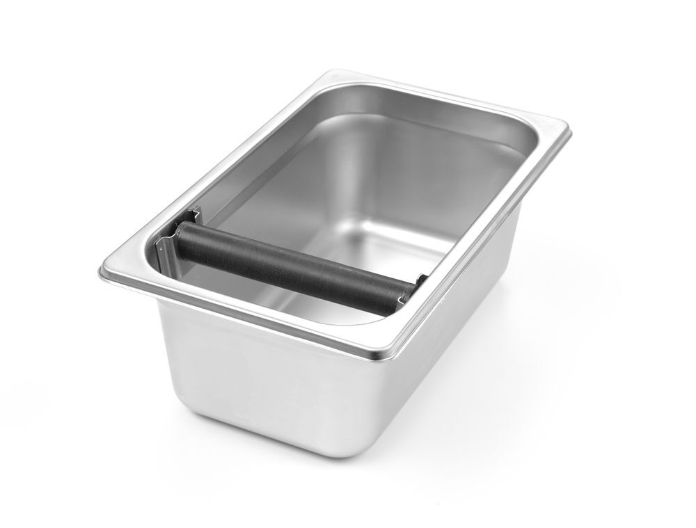 HENDI Kaffeesatz-Abklopfbehälter, GN 1/4, 265x162x(H)100mm
