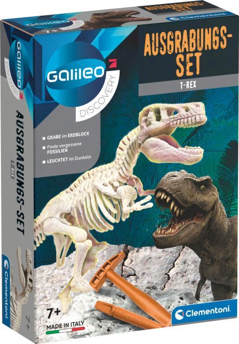 Clementoni Clementoni Galileo Ausgrabungsset Glow in the dark - Dinosaurier T-Rex 69404