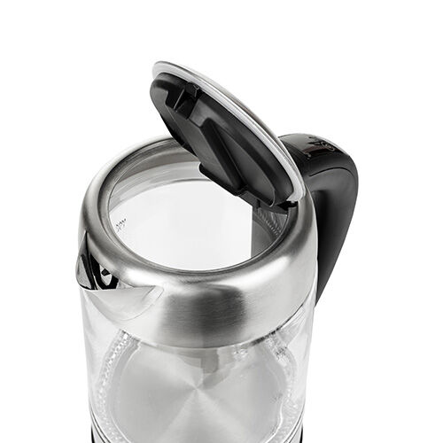 Adler AD 1247 NEW Wasserkocher 1,7 l Haselnuss, Edelstahl, Transparent 2200 W