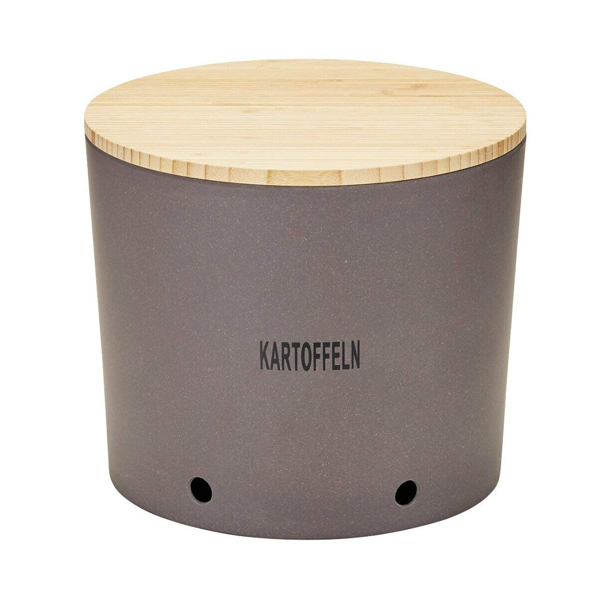 Magu Kartoffeltopf grau schwarz H 20cm