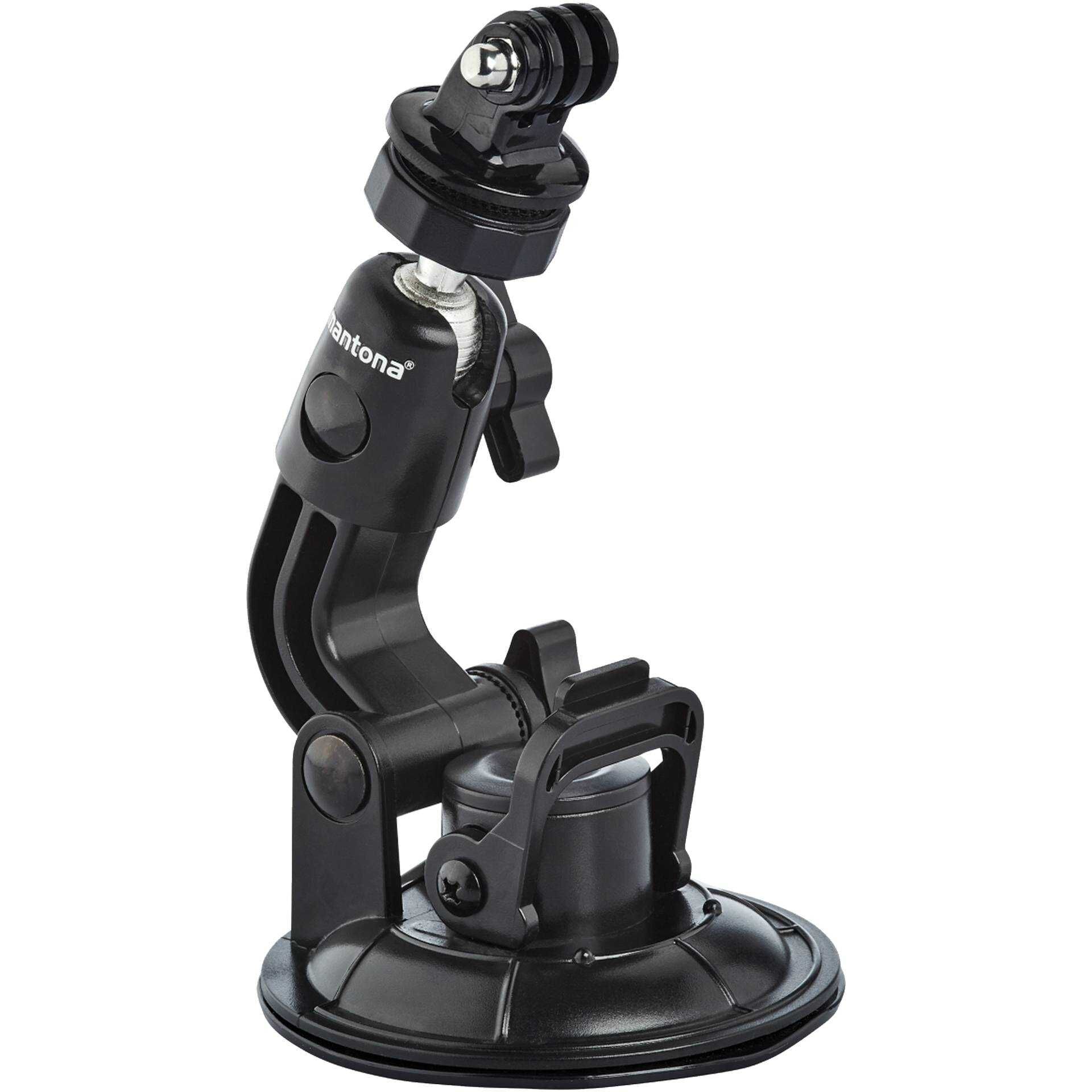 mantona Saugnapfhalterung XL 1/4Zoll + GoPro Mount