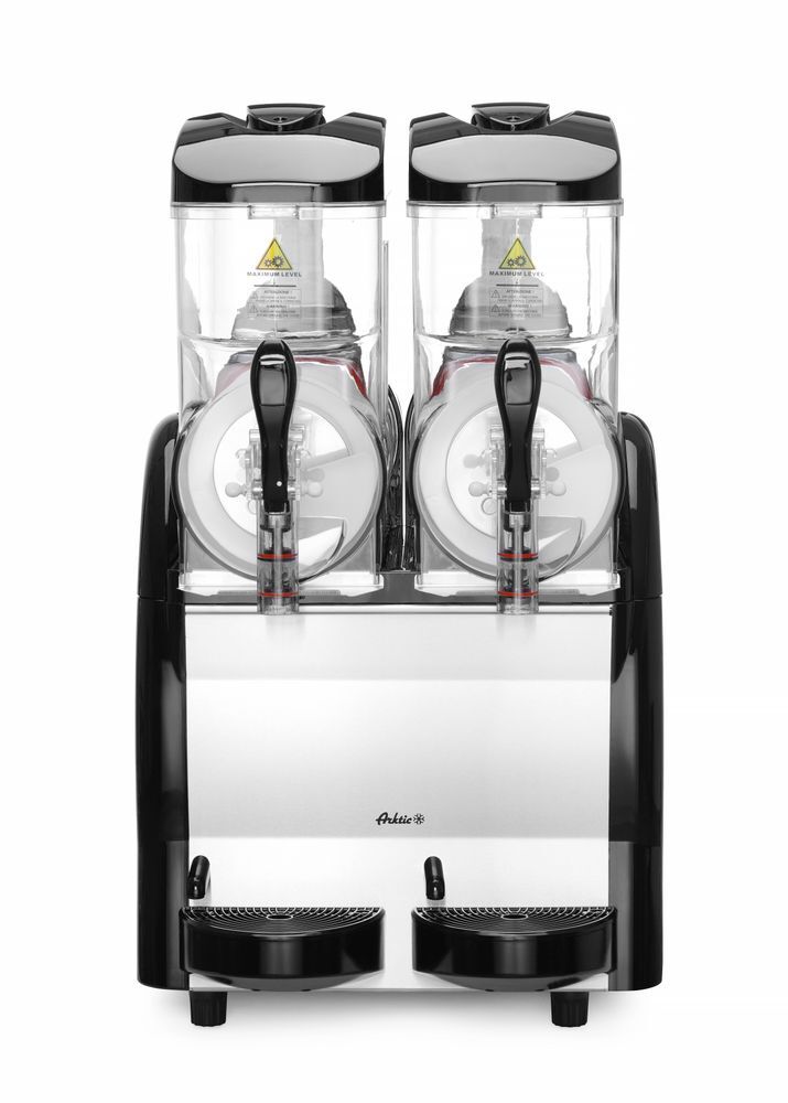 HENDI Slush-Eis-Maschine 2x12 L, 24L, 220-240V/710W, 470x515x(H)780mm