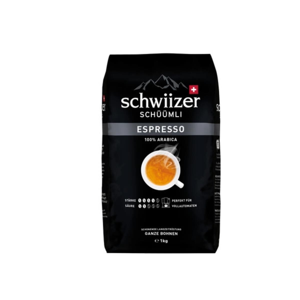 SCHWIIZER SCHÜÜMLI Bohnenkaffee Schwiizer Espresso, 1kg SCHWIIZER ESPRESSO