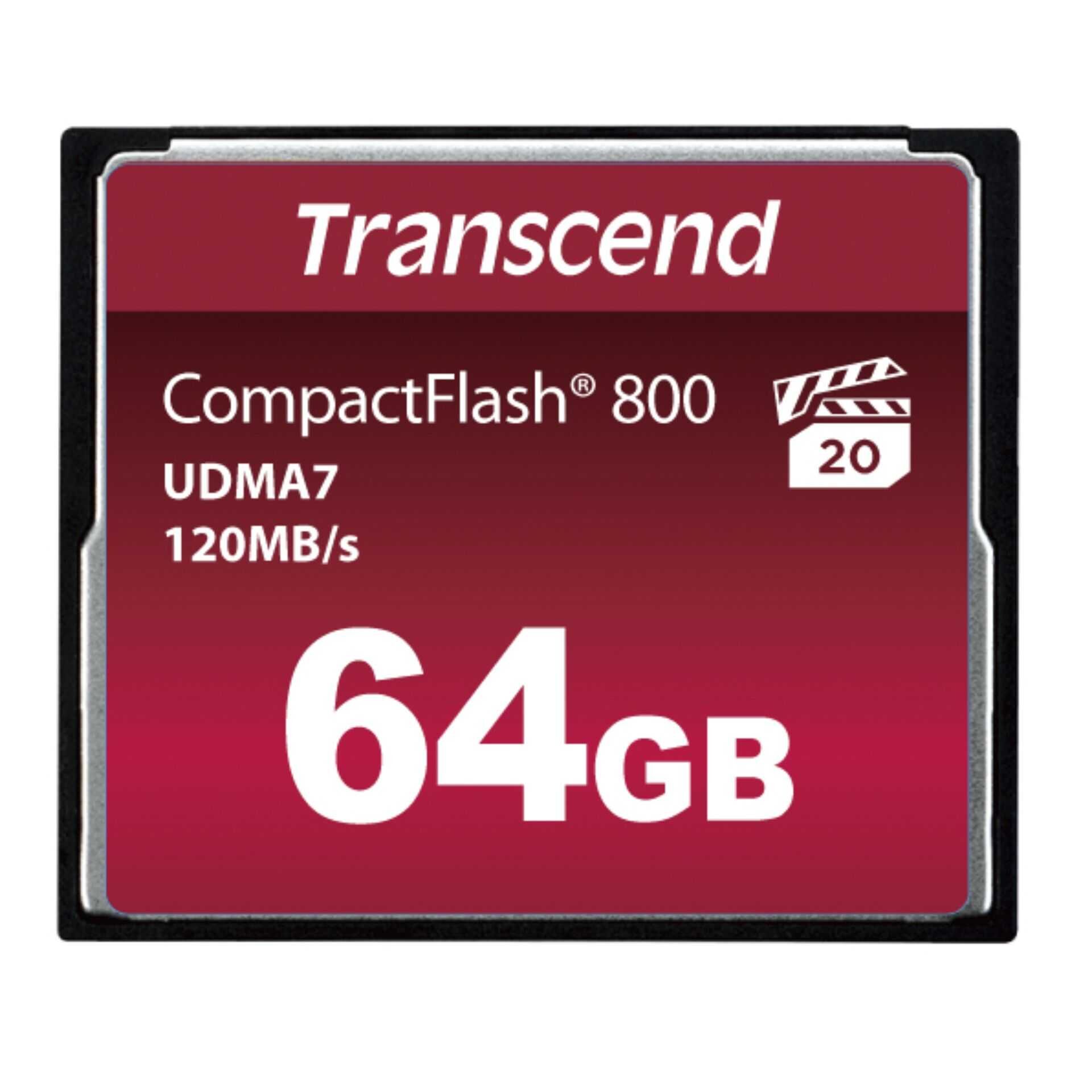Transcend - Flash-Speicherkarte - 64 GB - 800x - CompactFlash