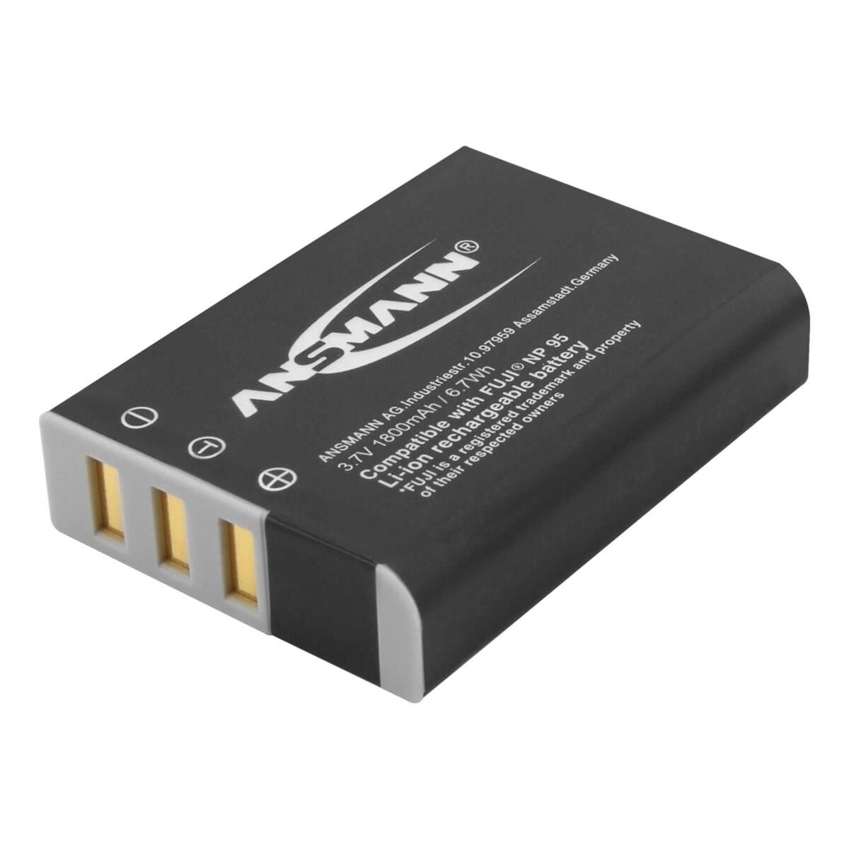 ANSMANN A-Fuji NP-95 - Batterie - Li-Ion - 1700 mAh - für Fujifilm FinePix F30, F31fd, REAL 3D W1, X100; X Series X100S, X100T, X70, XF10, X-S1