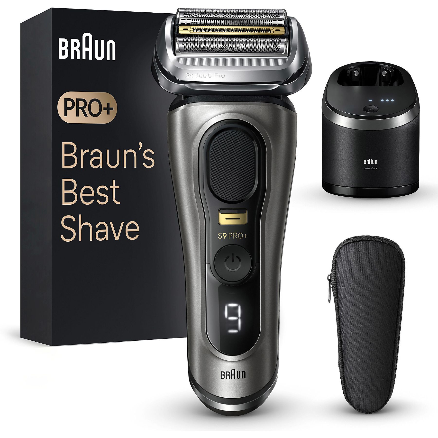 Braun Series 9 Pro+ 9565cc System wetdry Noble Metal