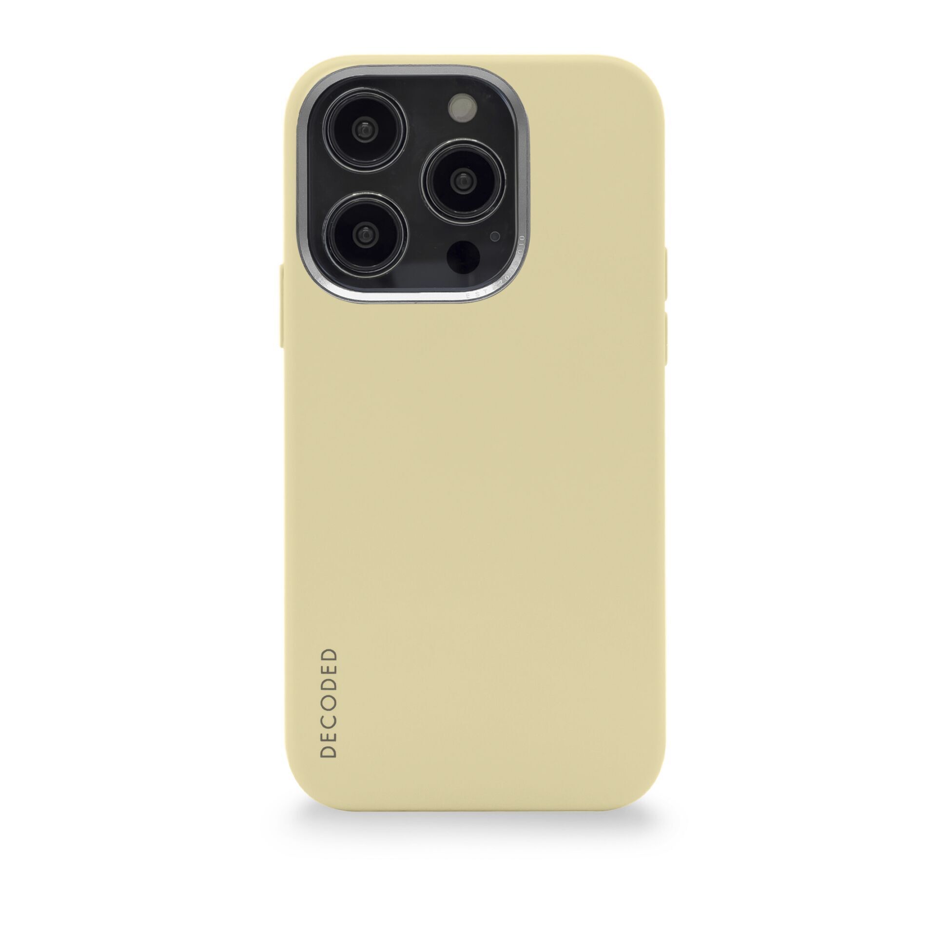 Decoded AntiMicrobial Silicone Backcover iP 14 Pro Sweet Corn