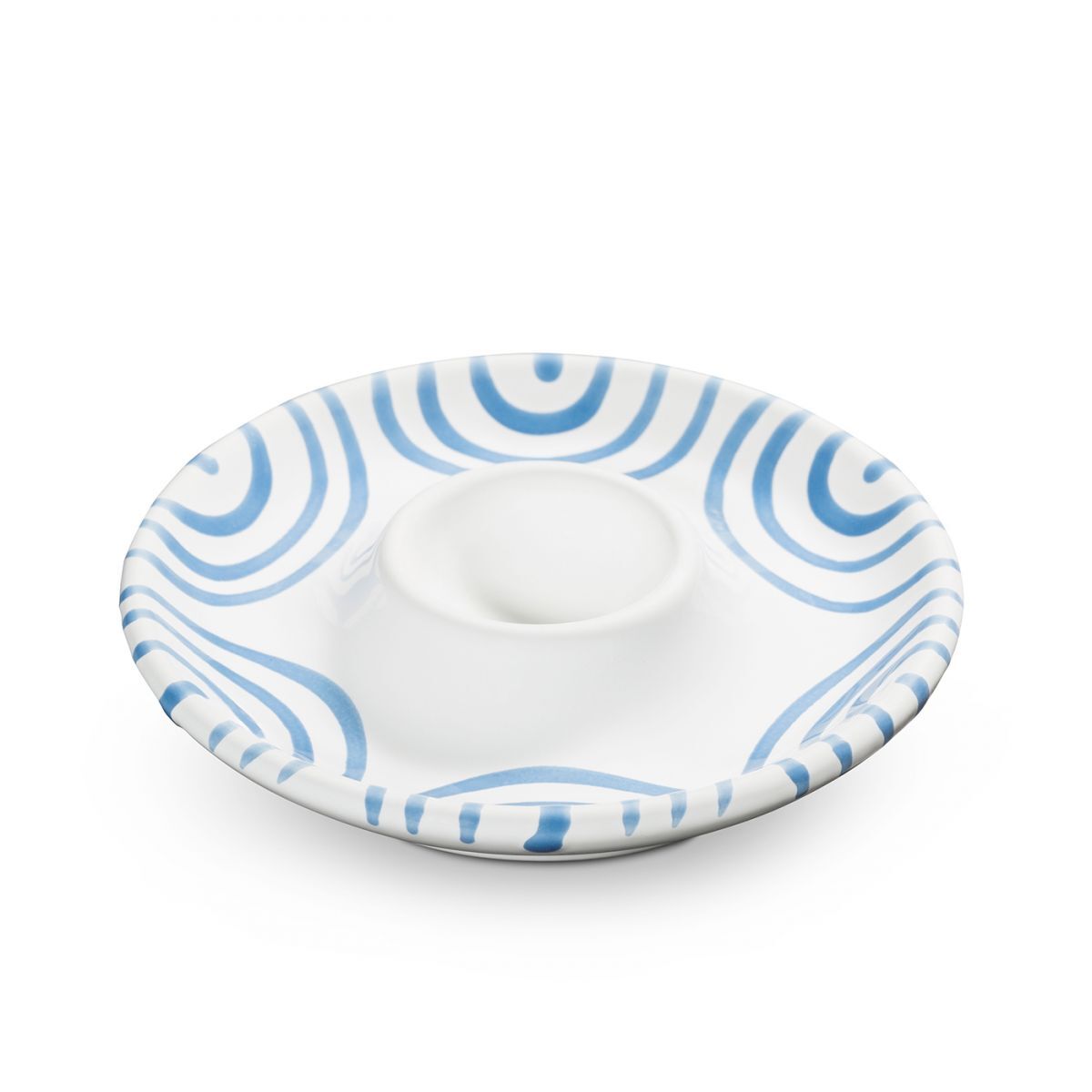 Gmundner Keramik Blaugeflammt, Eierbecher (Ø 12 cm)