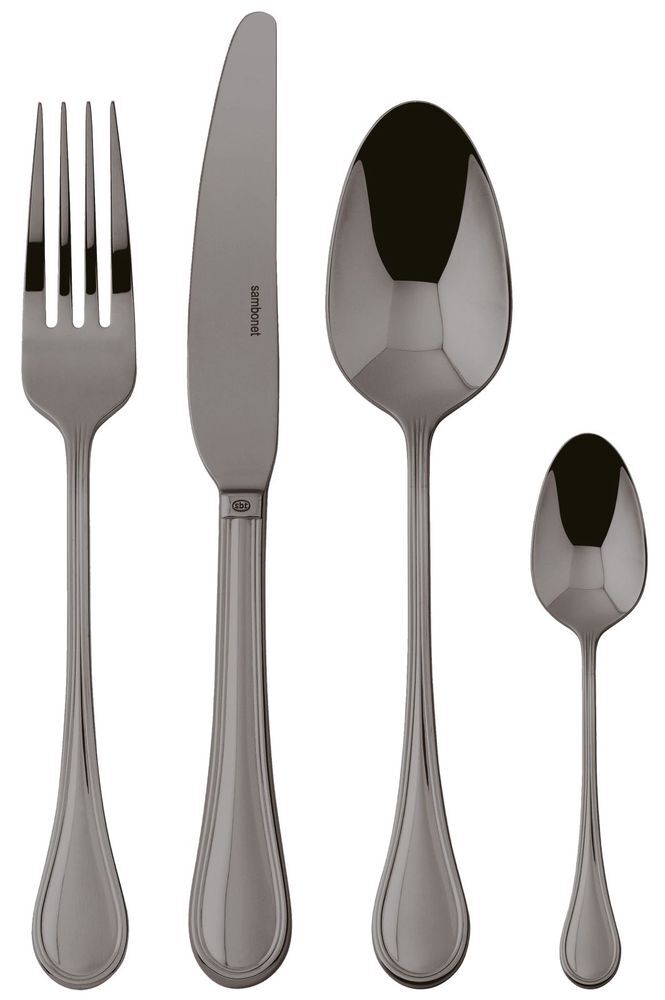 Sambonet Besteckset Royal Schwarz 24-teilig