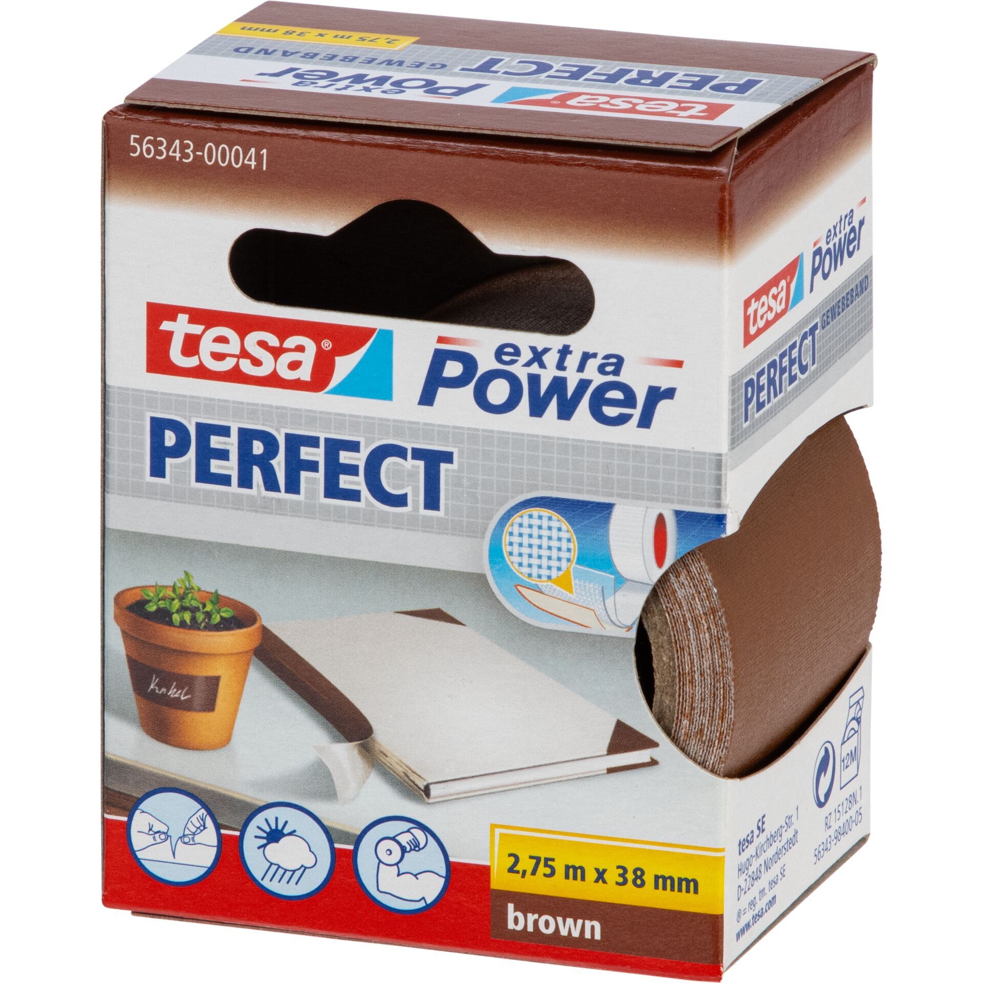 Tesa®, Gewebeband, 2,75 m x 38 mm
