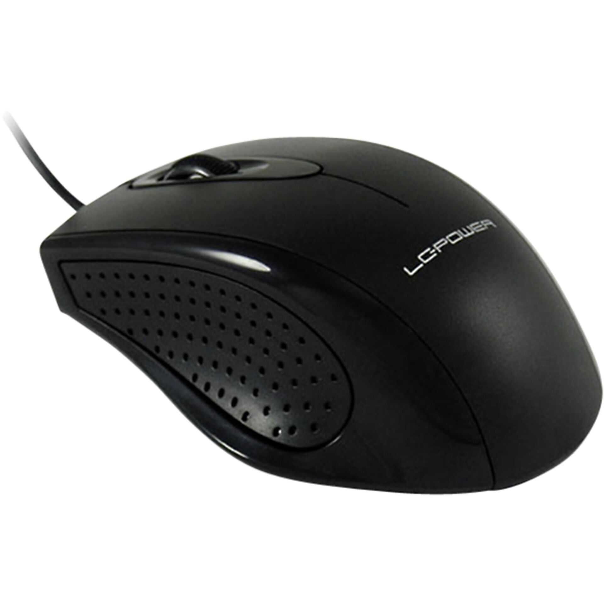 LC Power M710B - Maus - optisch - kabelgebunden - USB - Schwarz