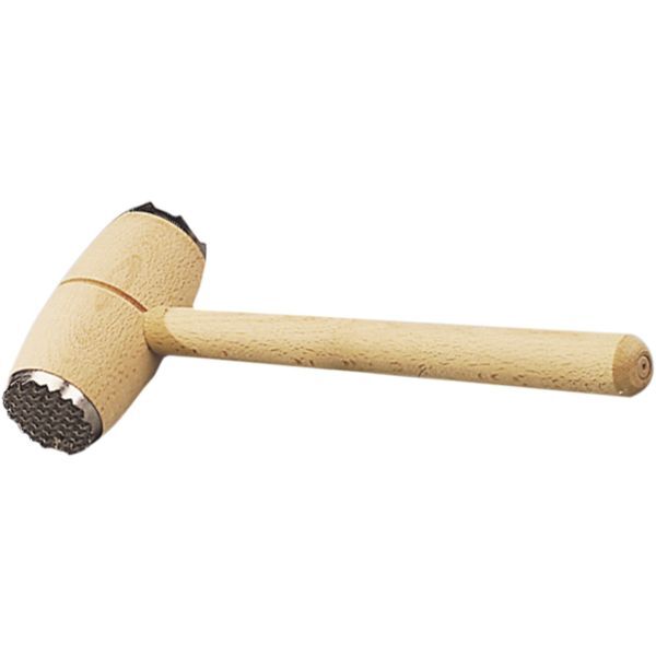 KESPER Fleischklopfer Holz, Metallbeschläge, Länge: 320 mm