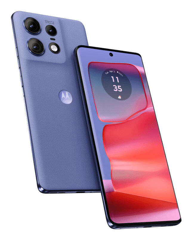 Motorola Solutions Motorola edge 50 Pro, 16,9 cm (6.67"), 12 GB, 512 GB, 50 MP, Android 14, Lavendel