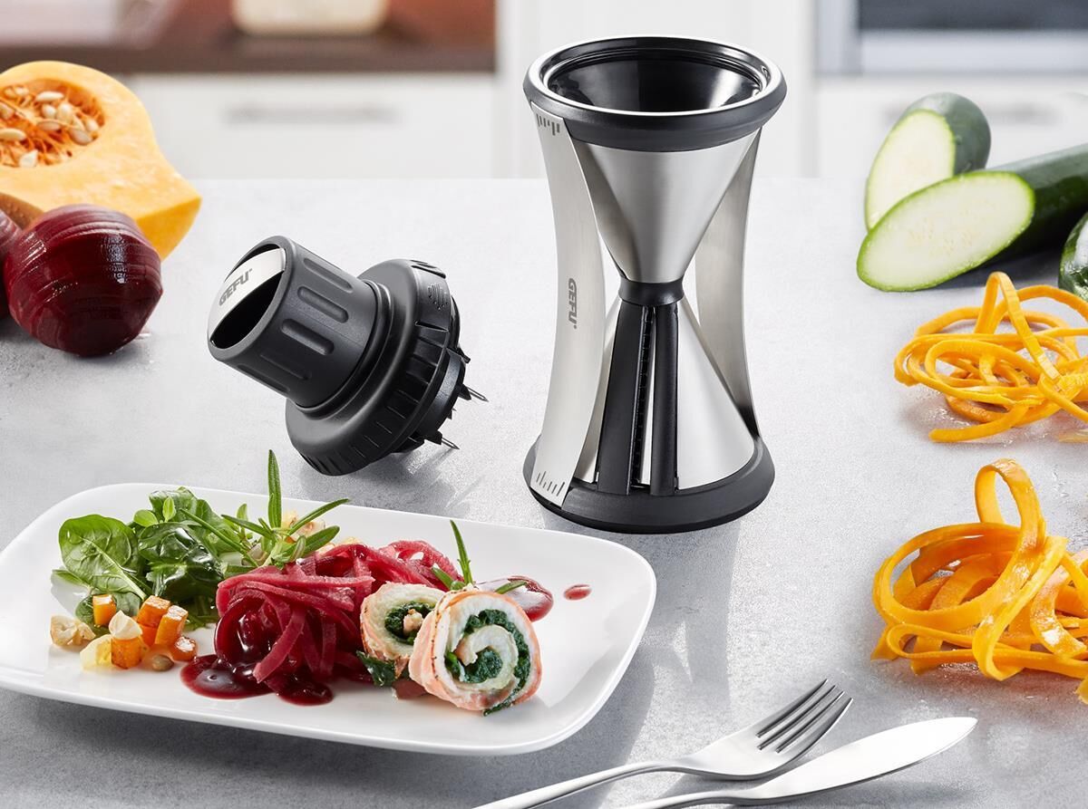 GEFU Spiralschneider SPIRELLI XL inkl. Reinigungsbürste