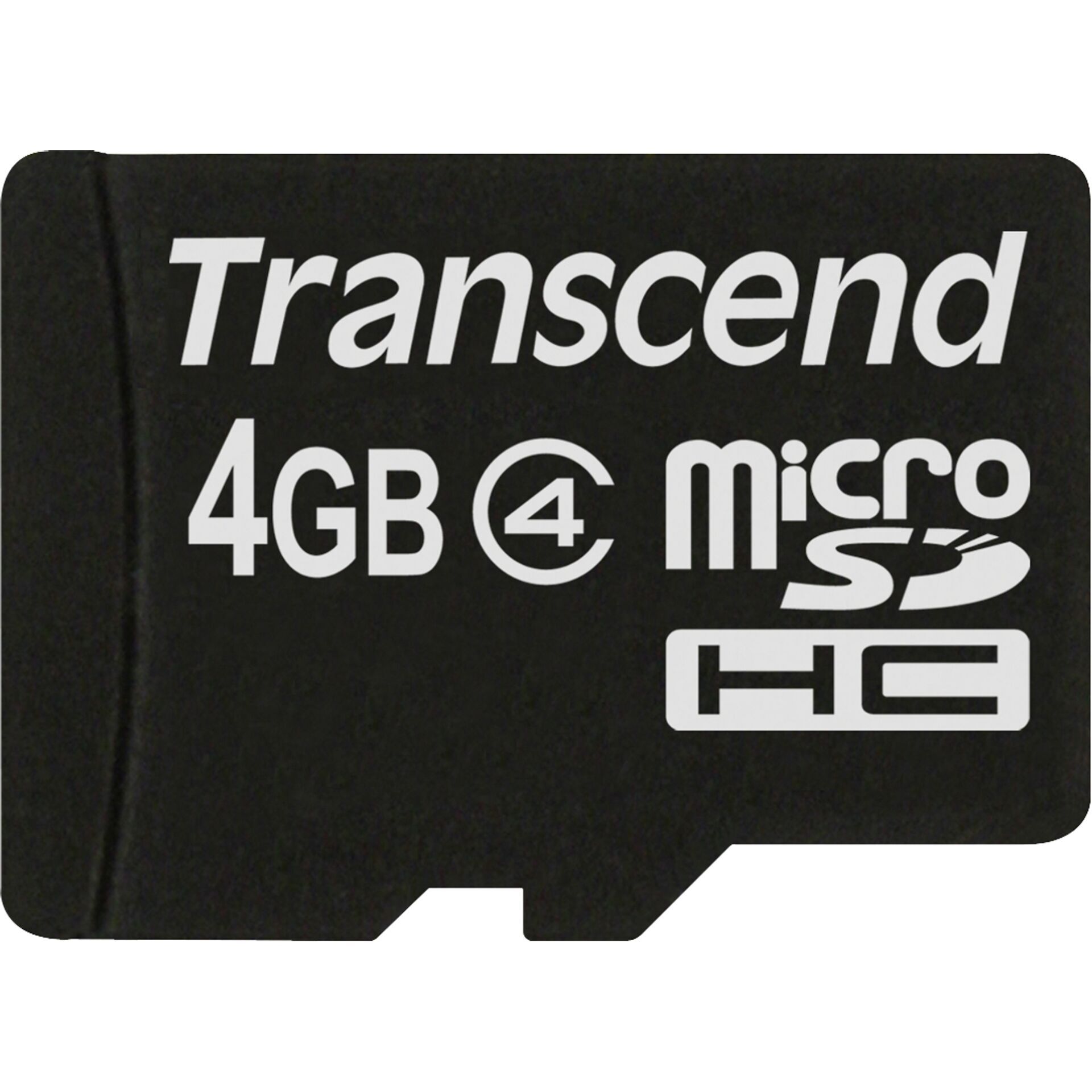 Transcend - Flash-Speicherkarte - 4 GB - Class 4 - microSDHC